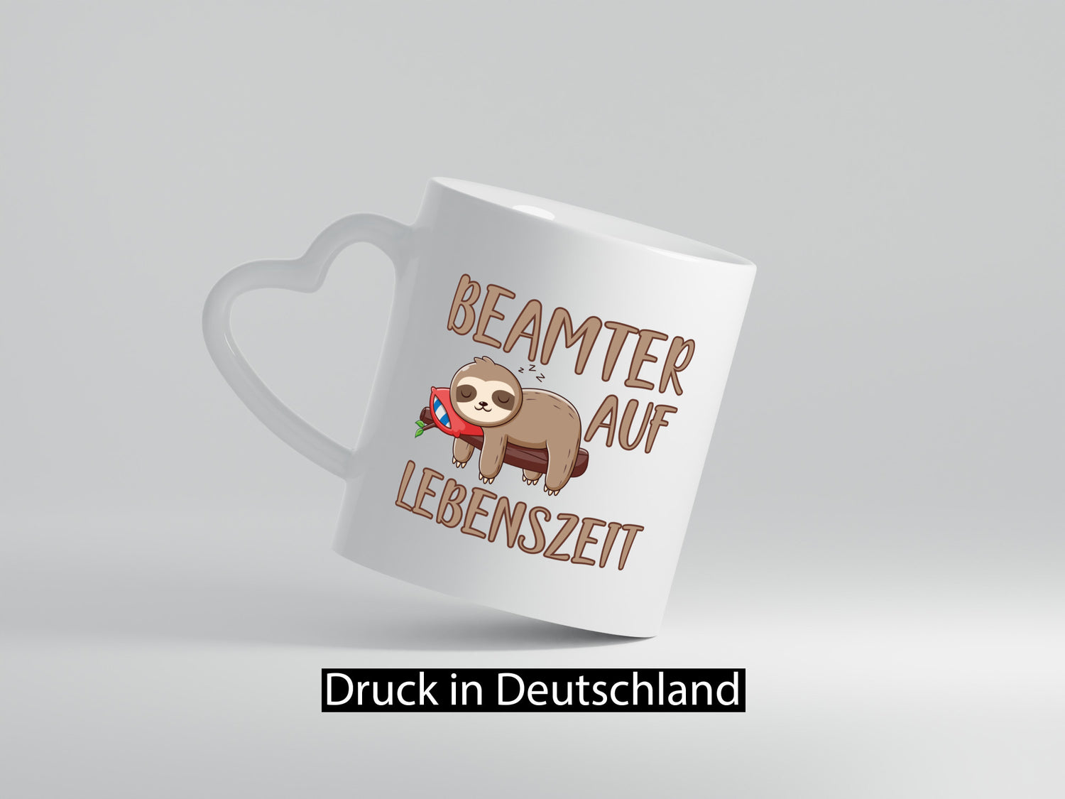 Beamter auf Lebenszeit | lustige Büro Tasse Faultier Geschenk Arbeit Kollegen