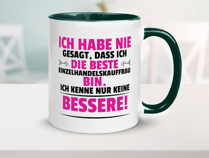Die Beste Einzelhandelskauffrau | Einzelhandel Geschenkidee Humor Tasse