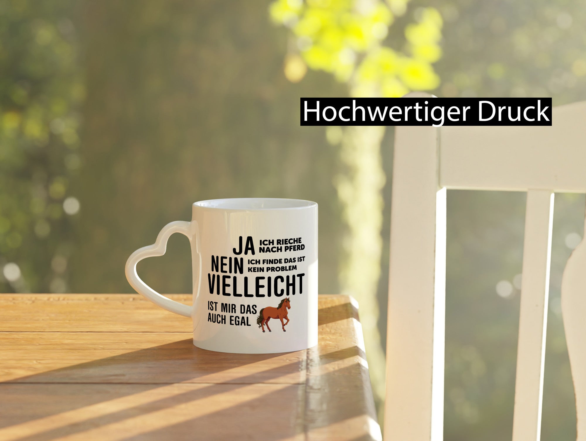 Ja ich rieche nach Pferd | Ist mir egal liebe Pferde Geschenkidee Humor Tasse