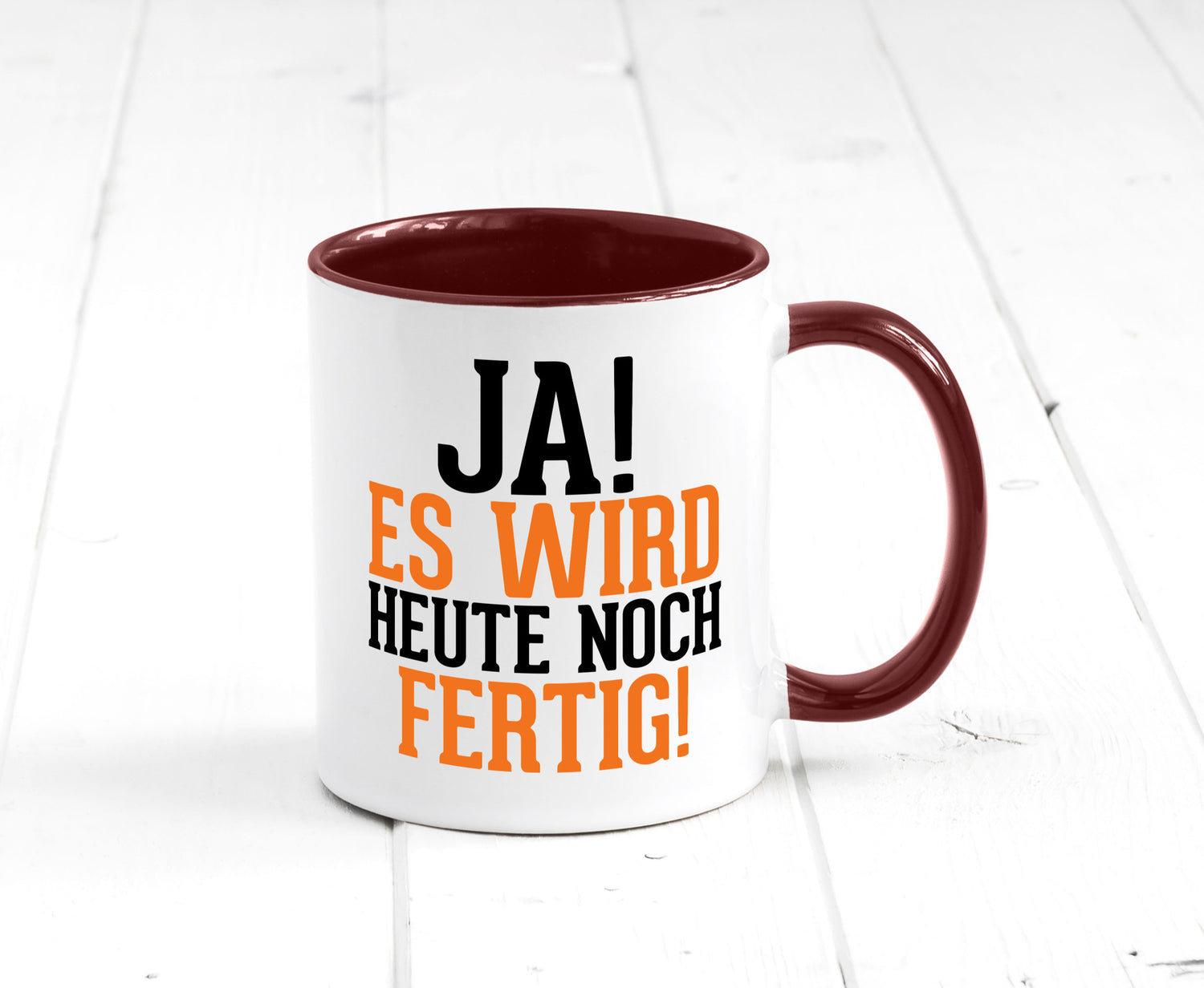 Ja es wird heute noch fertig | Arbeit Kollegen Werkstatt Humor Büro