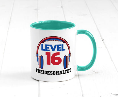 Level 16 Freigeschaltet | 16. geburtstag Gamer lustig Geschenkidee Geschenk
