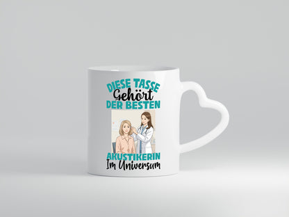 Im Universum: Akustikerin | Akustik Hörgeräteakustik Geschenk Humor
