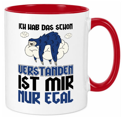 Ist mir nur egal Geschenk Humor Geschenkidee lustiger Spruch Tasse