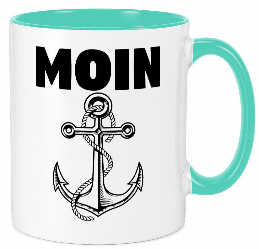 Moin Anker | Norddeutschland Tasse Norddeutscher Humor Geschenkidee