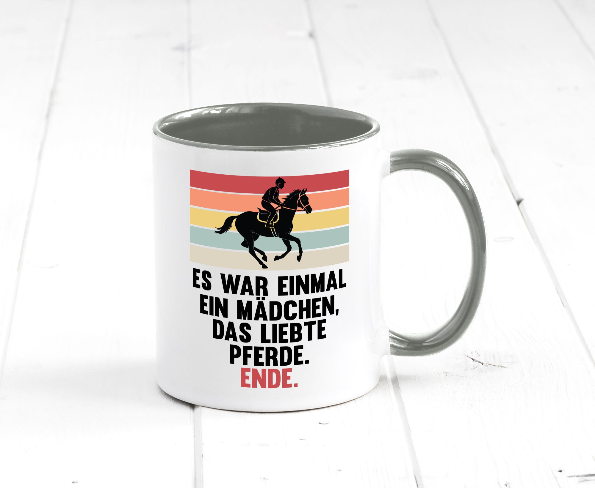 Es war einmal ein Mädchen das Liebte Pferde | lustig Humor Geschenkidee