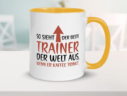 So sieht Bester Trainer der Welt aus | Kaffee Humor Geschenkidee Tasse