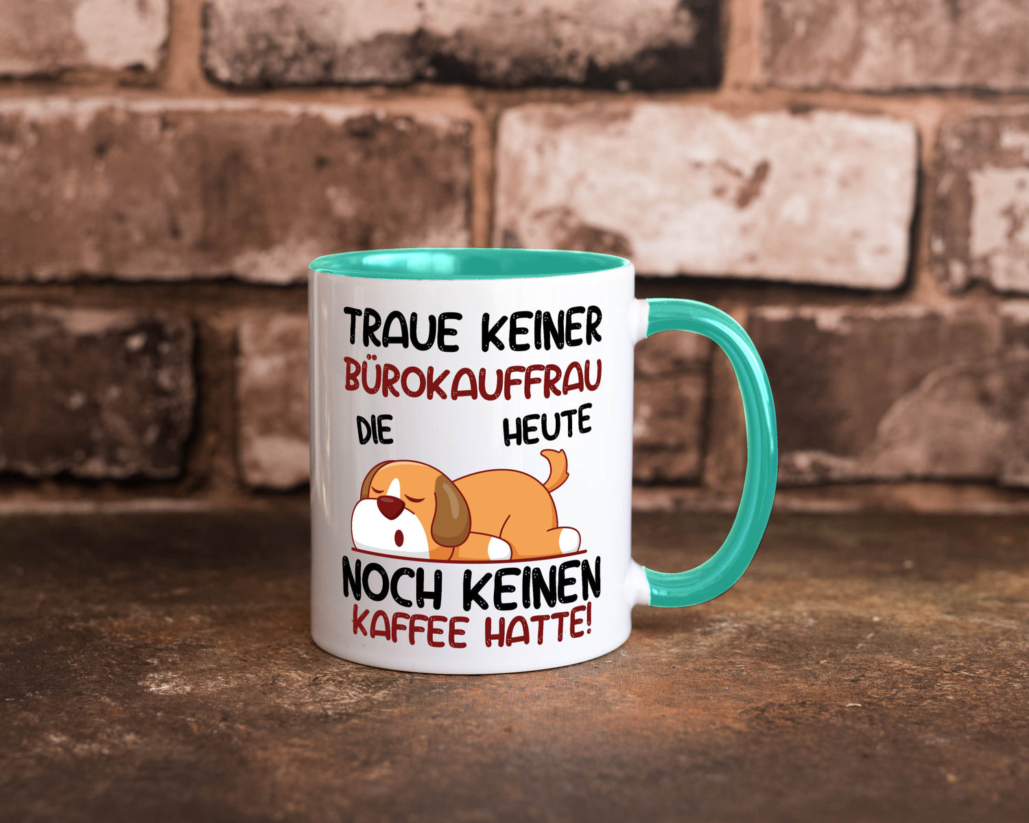 Traue keiner Bürokauffrau | Kauffrau lustig Arbeit Kollegen Büro Geschenk Tasse