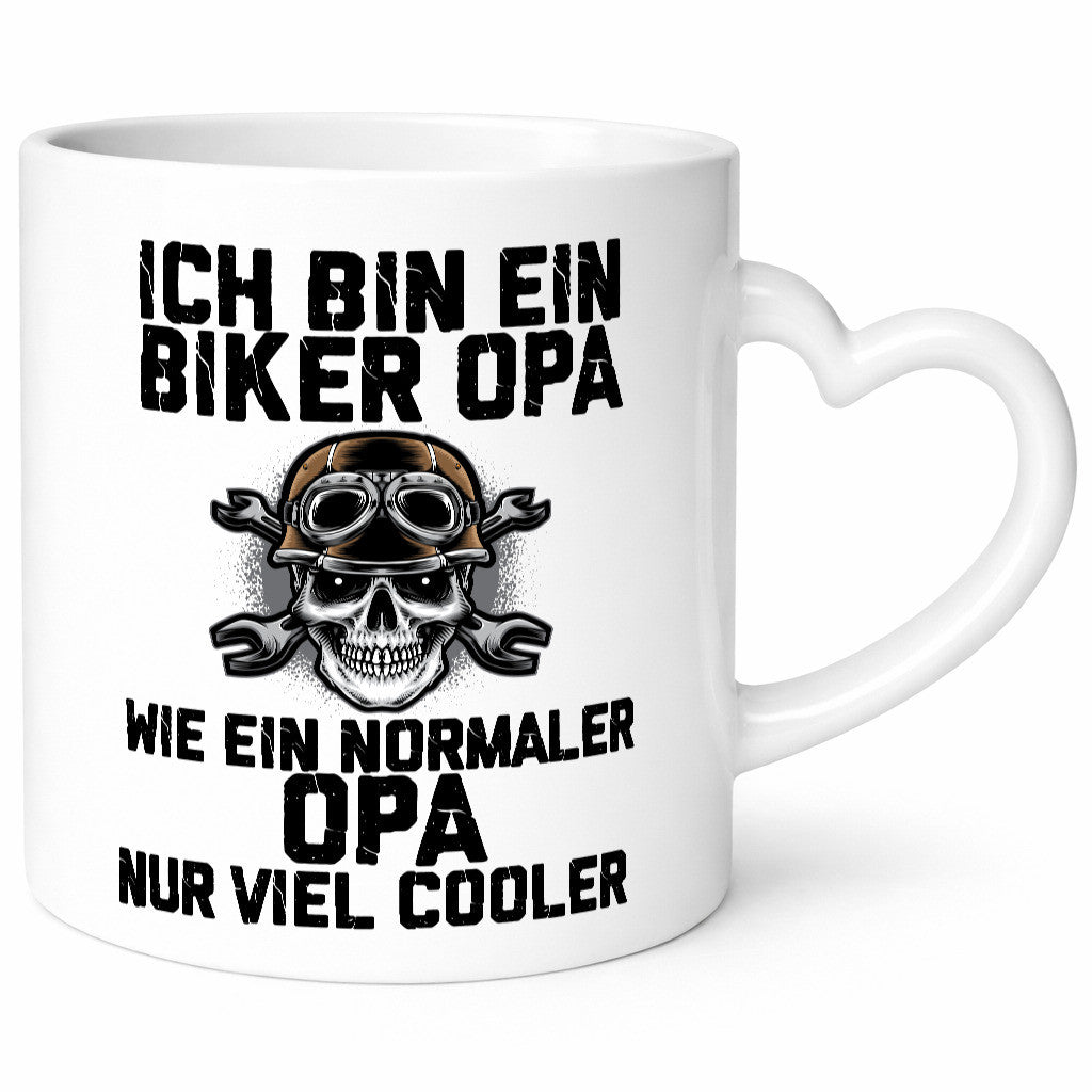 Biker Opa, wie normal, aber cooler | Motorradbrille Geschenk Familie