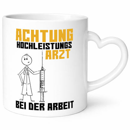 Achtung hochleistungs Arzt bei der Arbeit | Doktor Geschenkidee Kollegen Büro