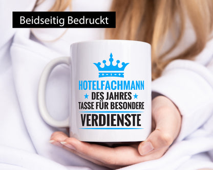 Besonderer Verdienst: Hotelfachmann |Hotel lustig Humor Geschenkidee Geschenk
