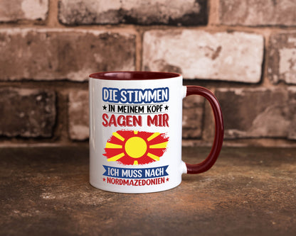 Nordmazedonien | Urlaub Stimmen in meinem Kopf Geschenk Humor Geschenkidee