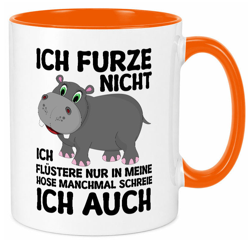 Ich furze nicht | furznilpferd v2 Humor Geschenkidee Tasse