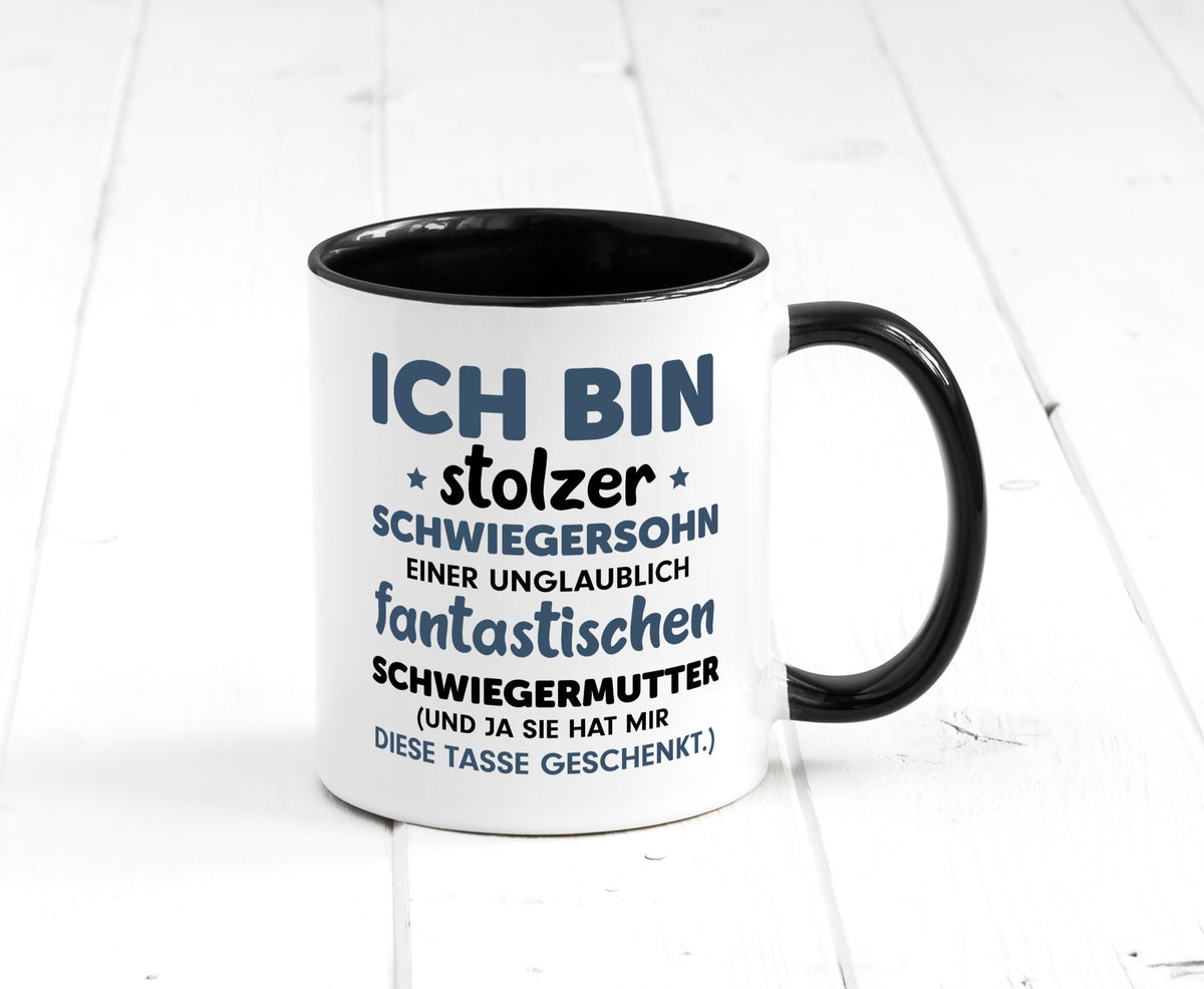 Stolzer Schwiegersohn | Spruch Schwiegermutter Humor lustig Familie Tasse