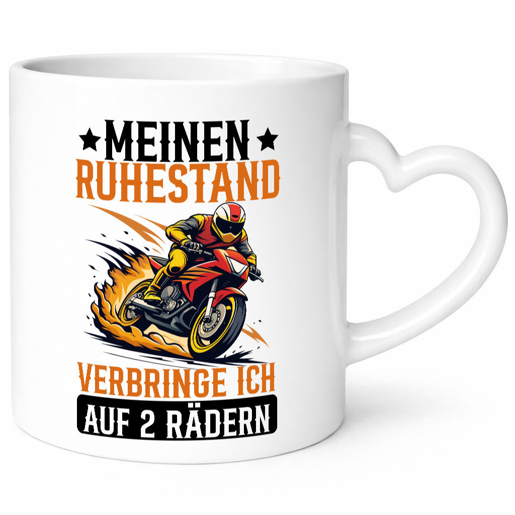 Meinen Ruhestand verbringe ich auch 2 Rädern | Rentner Geschenk Jubiläum