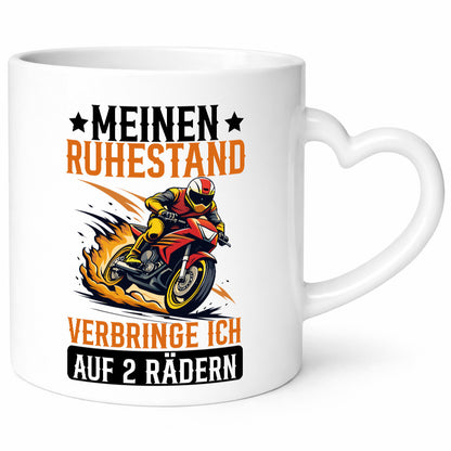 Meinen Ruhestand verbringe ich auch 2 Rädern | Rentner Geschenk Jubiläum