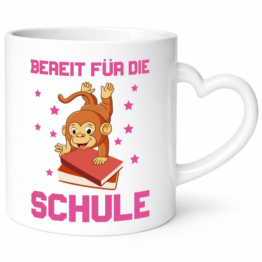 Bereit für die Schule | Einschulung Sterne Affe Geschenk Humor Geschenkidee