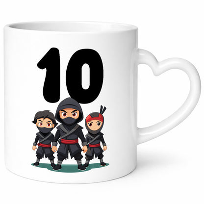 10. Geburtstag | 10 Jahre Ninja Humor Geschenkidee Tasse