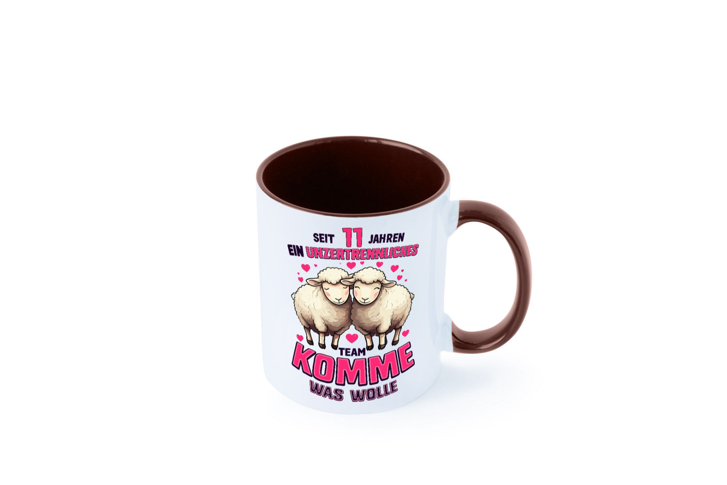 11 Jahre Verheiratet | ein Team Ehepaar v2 Humor Geschenkidee Tasse