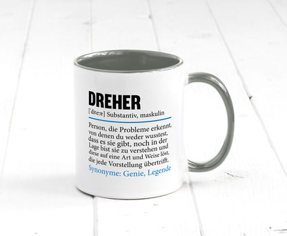 Dreher Humor | Fräser Zerspannungsmechaniker Geschenkidee Tasse