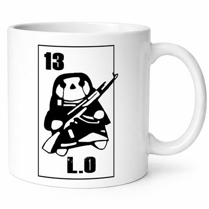13 L.O lustiger Spruch Geschenk Humor Geschenkidee Tasse