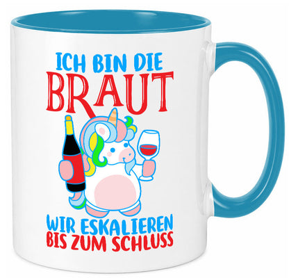 Junggesellinnenabschied | JGA Braut Einhorn Eskalation v2 lustig Humor