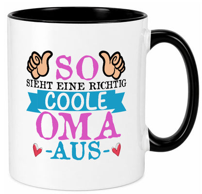 So sieht eine richtig Coole Oma aus | Großmutter Humor Familie Geschenkidee