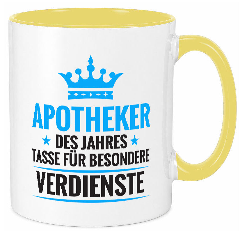 Besonderer Verdienst: Apotheker | Apotheke Pharmazie lustiger Spruch Geschenk