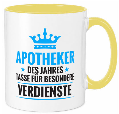 Besonderer Verdienst: Apotheker | Apotheke Pharmazie lustiger Spruch Geschenk
