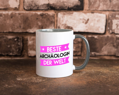Beste Archäologin| Archäologie | Forscherin Humor Geschenkidee Tasse