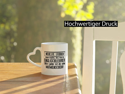 Neuste Studien: Englischlehrer | Schule Englisch Humor Geschenkidee Tasse