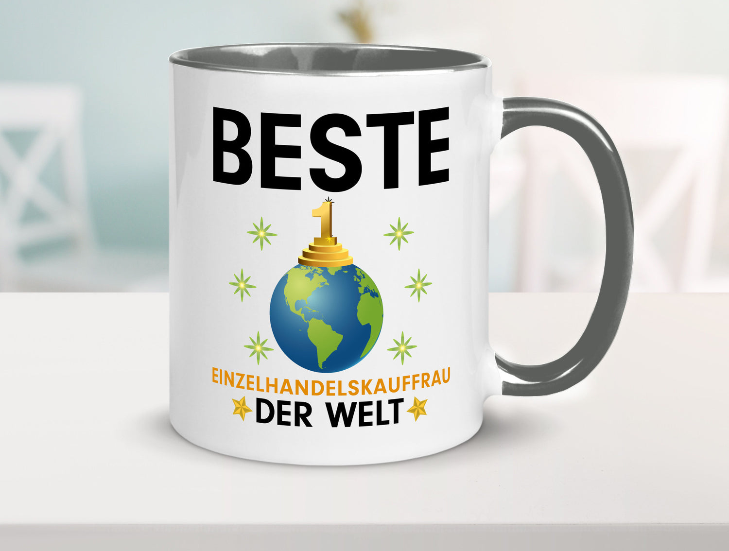 Welt Beste Einzelhandelskauffrau | Einzelhandel Geschenkidee Humor Tasse