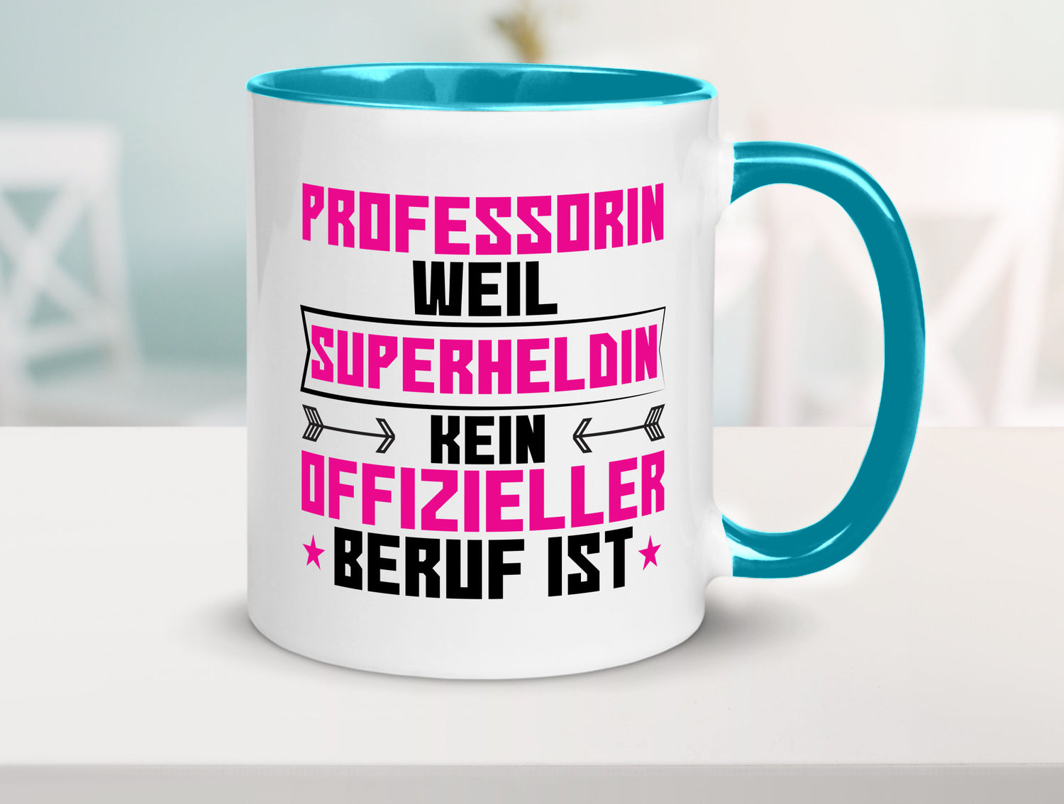 Superheldin Professorin | Uni Universität Geschenk Humor Geschenkidee lustiger