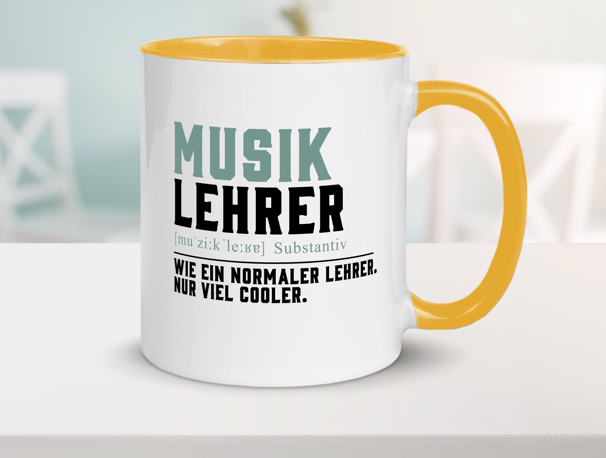 Musiklehrer | Lehrer Unterricht Lieblingslehrer Geschenkidee Humor Tasse