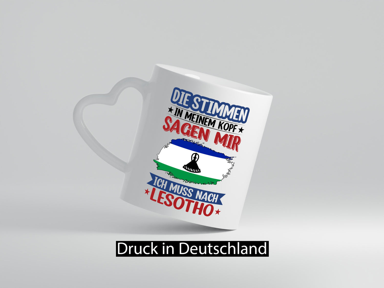 Lesotho | Urlaub Stimmen in meinem Kopf Traumland lustig Humor Geschenkidee