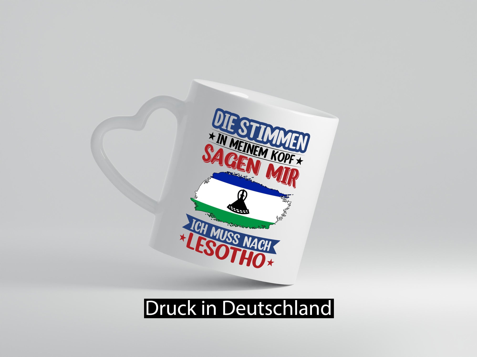 Lesotho | Urlaub Stimmen in meinem Kopf Traumland lustig Humor Geschenkidee