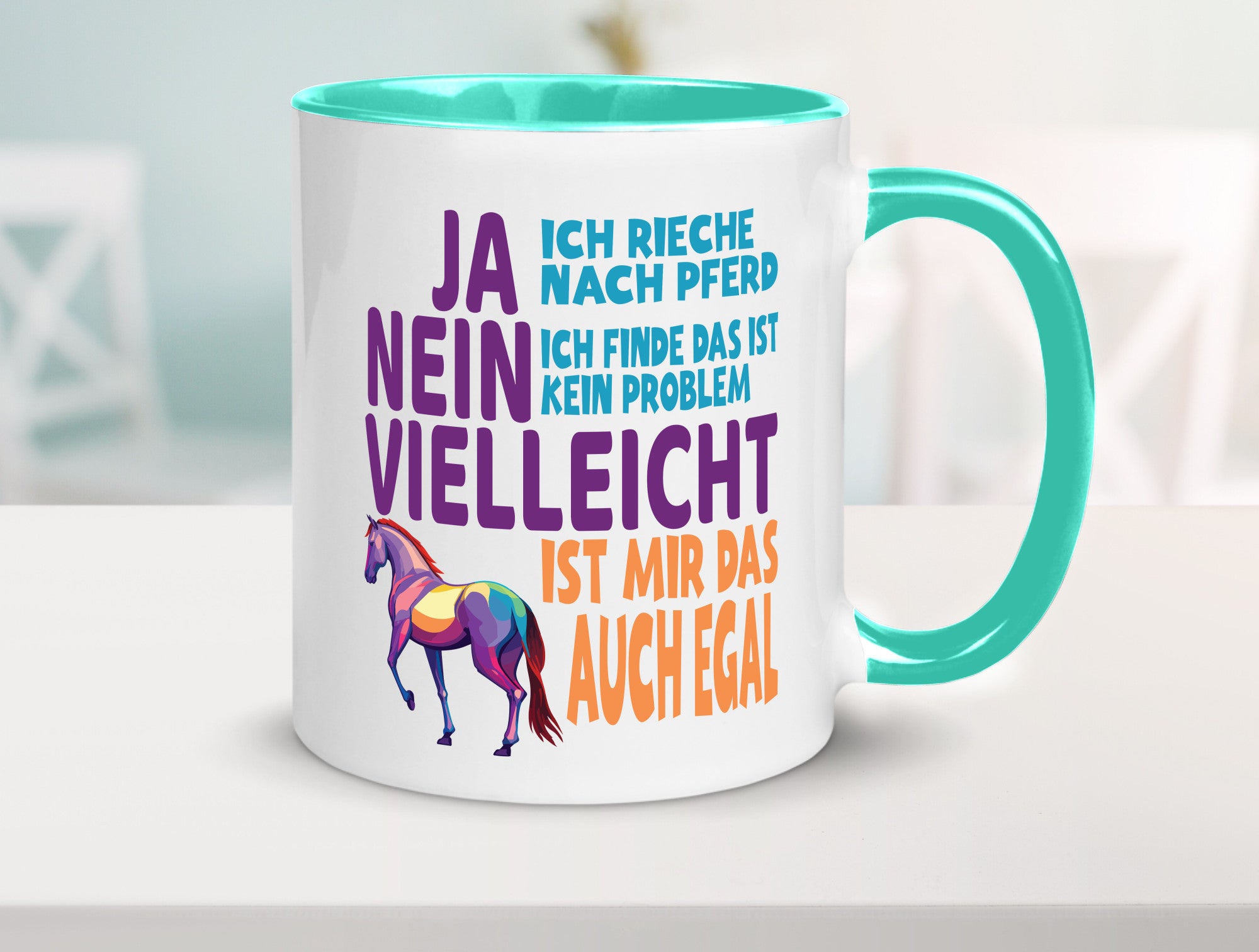 Ja ich Rieche nach Pferd | Reiten Pferdestall lustiger Spruch Geschenk Humor