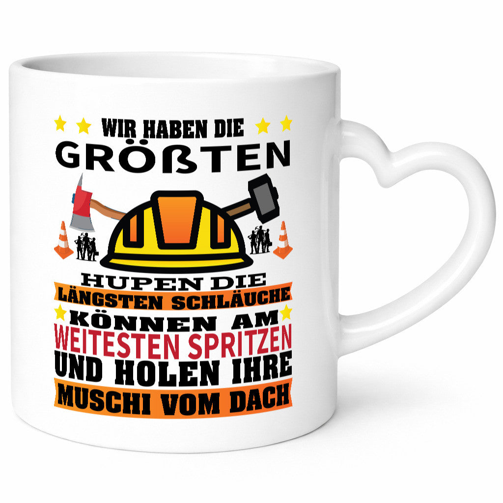 Wir haben die Größen Schläche | Feuerwehrmann Feuerwehr Geschenk Humor