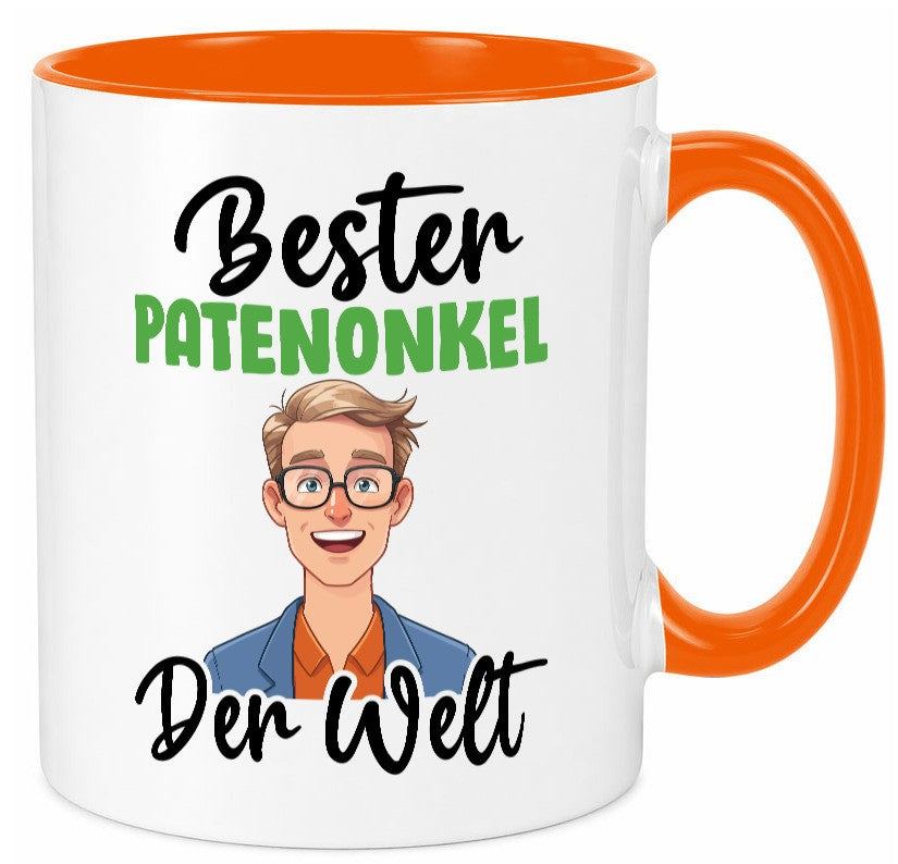 Bester Patenonkel | Onkel lustiger Spruch Geschenk Humor Geschenkidee Tasse