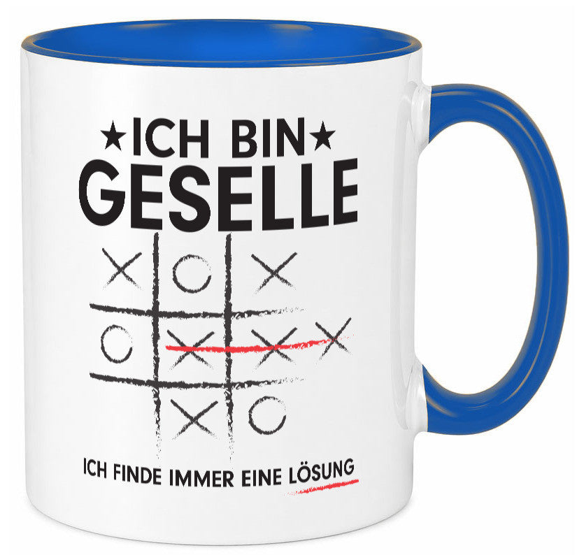 Löse Probleme: Geselle | Handwerker Humor Geschenkidee Tasse