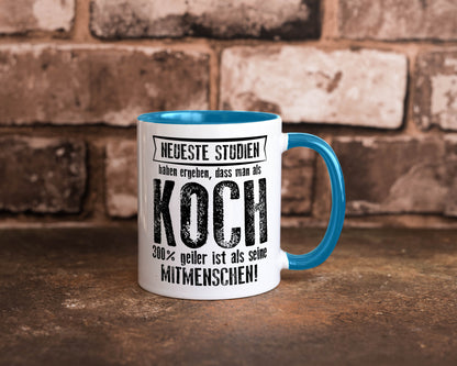 Neuste Studien: Koch | Chefkoch Humor Arbeit Kollegen Büro Geschenkidee Tasse