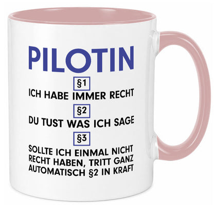 Ich habe immer Recht Pilotin | Definition Piloten v2 lustiger Spruch Geschenk