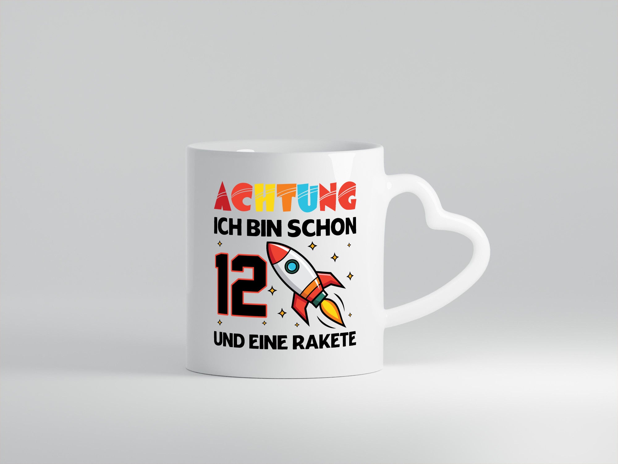 12. Geburtstag | Rakete Weltraum 12 Jahre Galaxy Geschenkidee Humor Tasse