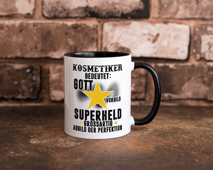 Bedeutung von Kosmetiker | Kosmetik Stylist Visagist Geschenkidee Humor Tasse
