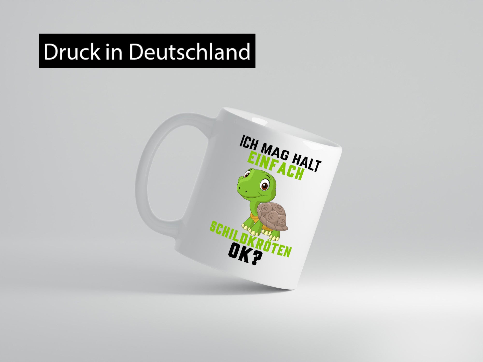 Ich mag halt einfach Schildköten | Schildkröte Geschenkidee Humor Tasse