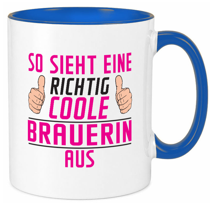 Richtig Coole Brauerin | Bier Brauerei Geschenk Humor Geschenkidee lustiger