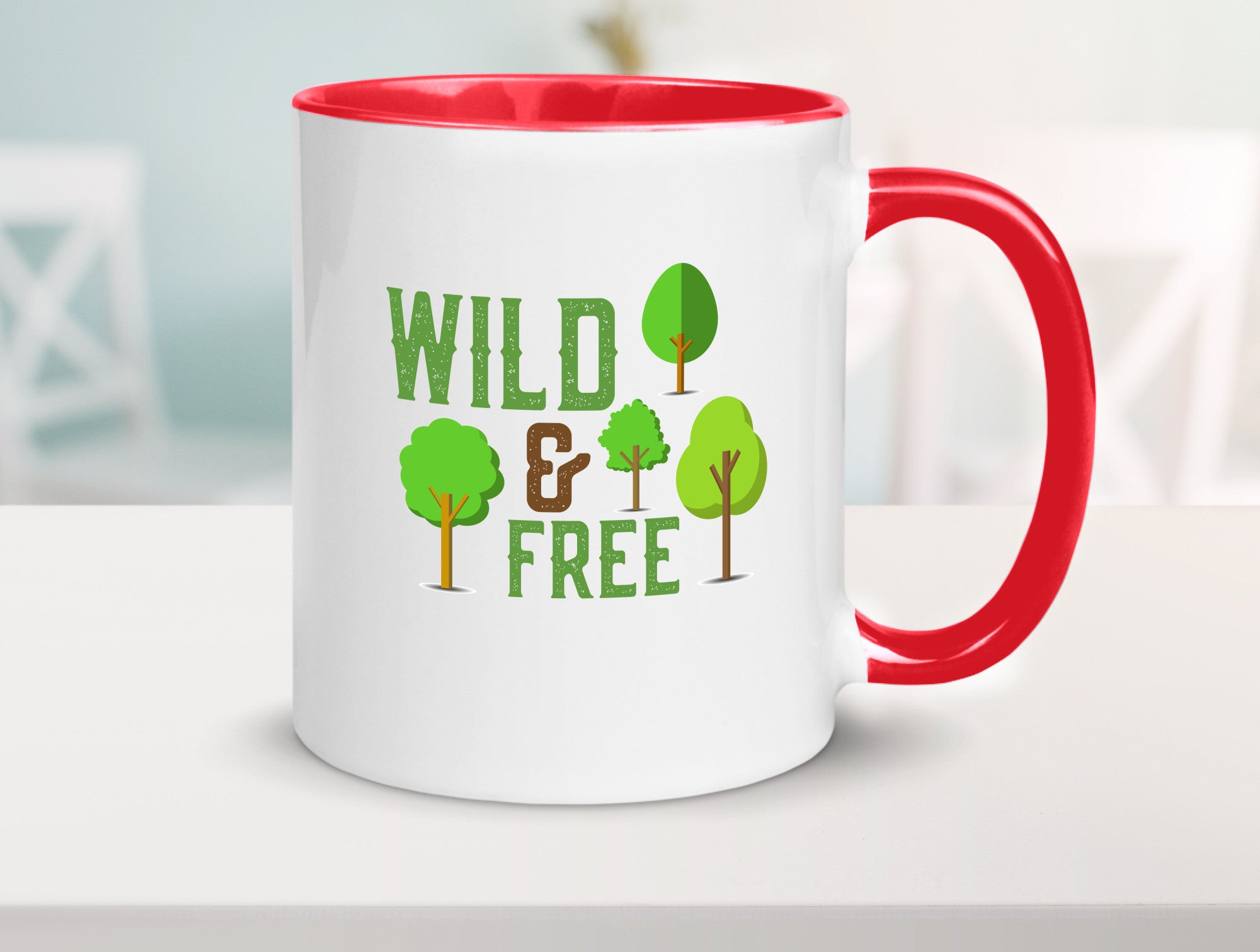Wild and free | Freiheit Camper Hobbycamper Geschenkidee Humor Tasse