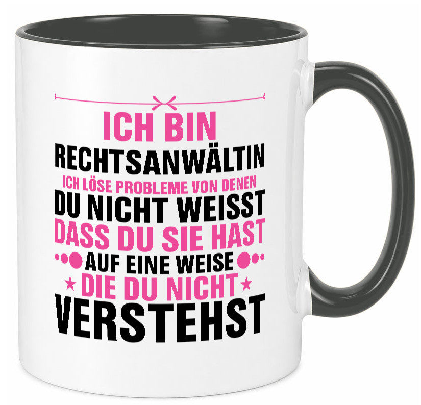 Löse Probleme: Rechtsanwältin | Jurstin Anwältin v2 Geschenk Humor Geschenkidee