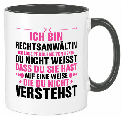 Löse Probleme: Rechtsanwältin | Jurstin Anwältin v2 Geschenk Humor Geschenkidee
