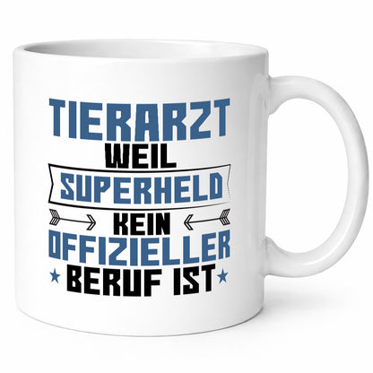 Superheld Tierarzt | Tiermedizin Mediziner Humor Tierliebhaber Geschenkidee