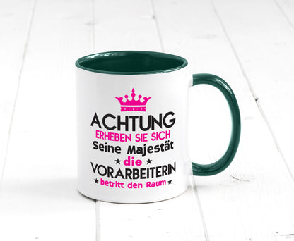 Seine Majestät Vorarbeiterin | Kollegin Teamleiter lustig Arbeit Kollegen Büro